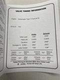 Web 163 camshaft - Type E Motorsports