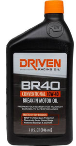 Driven BR40 Conventional 10w-40 Break-In Oil - Type E Motorsports