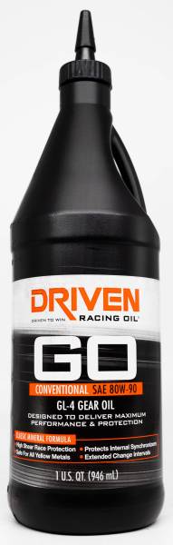 Driven GO 80W-90 Conventional GL-4 Gear Oil - Type E Motorsports