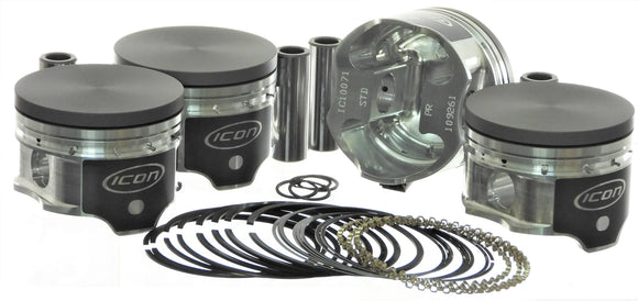 ICON forged piston set, w/ Revmaster cylinders.